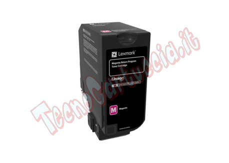 Lexmark - Toner - Magenta - 74C20M0 - return program - 3.000 pag
