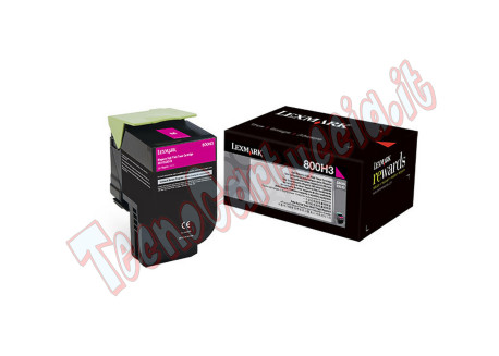Lexmark - Toner - Magenta - 80C0H30 - 3.000 pag