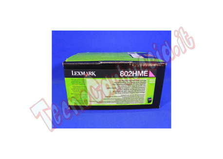 Lexmark - Toner - Magenta - 80C2HME - 3.000 pag