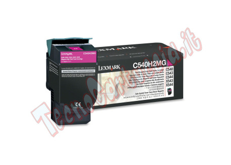 Lexmark - Toner - Magenta - C540H2MG - non return program - 2.000 pag
