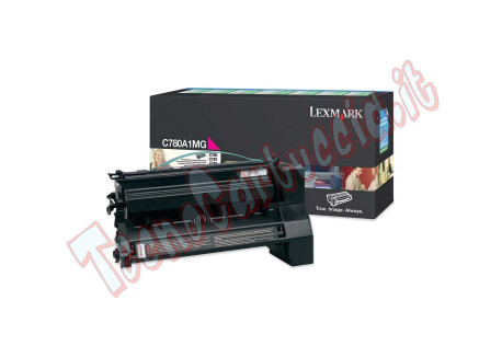 Lexmark - Toner - Magenta - C780A1MG - return program - 6.000 pag