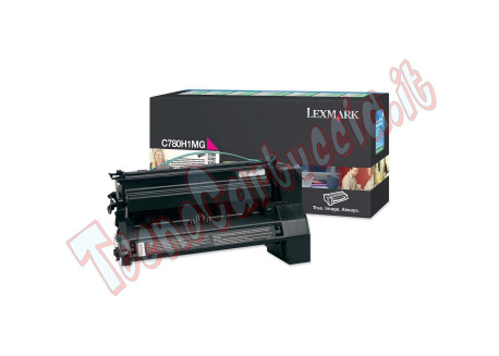 Lexmark - Toner - Magenta - C780H1MG - return program - 10.000 pag