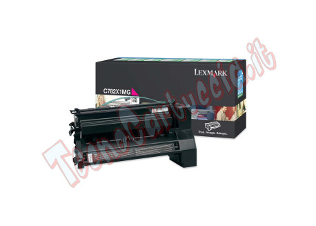 Lexmark - Toner - Magenta - C782X1MG - return program - 15.000 pag
