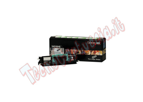 Lexmark - Toner - Nero - 34016HE - return program - 6.000 pag