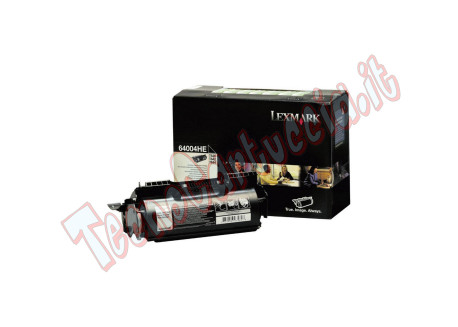 Lexmark - Toner - Nero - 64004HE - return program - 21.000 pag