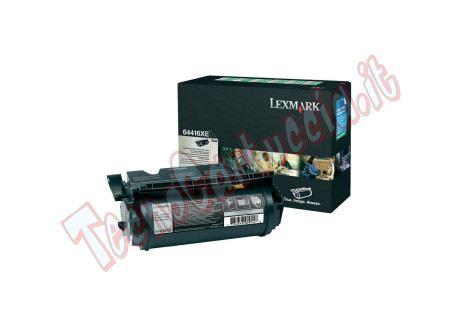 Lexmark - Toner - Nero - 64416XE - return program - 32.000 pag