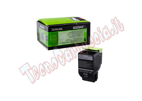 Lexmark - Toner - Nero - 80C2SKE - 2.500 pag