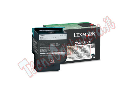 Lexmark - Toner - Nero - C546U1KG - return program - 8.000 pag