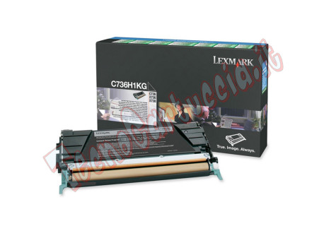 Lexmark - Toner - Nero - C736H1KG - return program - 12.000 pag