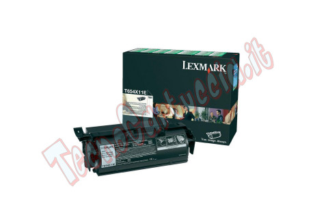 Lexmark - Toner - Nero - T654X11E - return program - 36.000 pag
