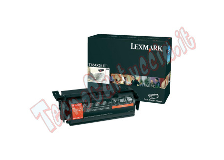 Lexmark - Toner - Nero - T654X21E - non return program - 36.000 pag