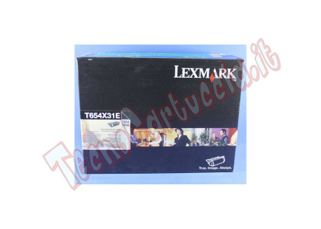Lexmark - Toner - Nero - T654X31E - return program - 36.000 pag