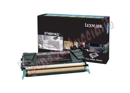 Lexmark - Toner - Nero - X746H1KG - return program - 12.000 pag