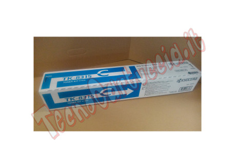Kyocera - Toner - Ciano - TK-8315C - 1T02MVCNL0 - 6.000 pag