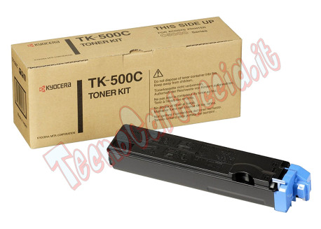 Toner Originale Kyocera TK-500C Ciano 8.000 Pagine 370PD5KW PROMOZIONE