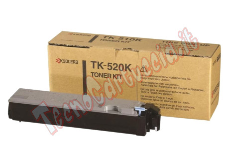 Toner Originale Kyocera TK-520K Nero 6.000 Pagine 1T02HJ0EU0 PROMOZIONE