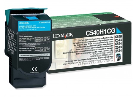 Toner Originale Lexmark C540H1CG Ciano 2.000 Pagine PROMOZIONE