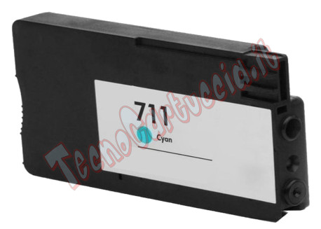 Cartuccia Compatibile per HP CZ130A Ciano 711