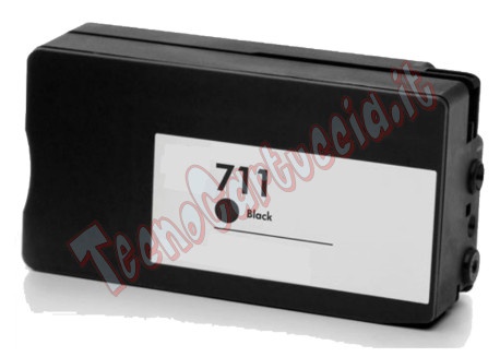 Cartuccia Compatibile per HP CZ133A Nero Alta Capacità 711