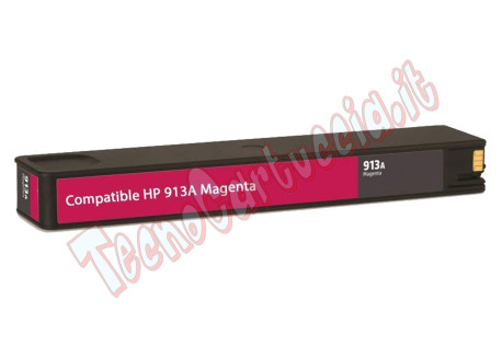 Cartuccia Compatibile per HP F6T78A Magenta 913A 3.000 Pagine 37,5ml