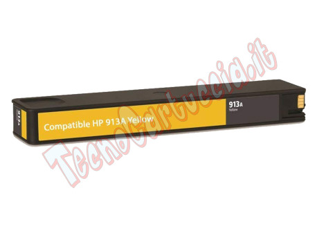 Cartuccia Compatibile per HP F6T79A Giallo 913A 3.000 Pagine 37,5ml