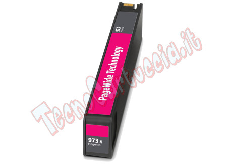 Cartuccia Compatibile per HP F6T82A Magenta 973X Alta Capacità 7.000 Pagine 82ml