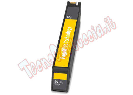 Cartuccia Compatibile per HP F6T83A Giallo 973X Alta Capacità 7.000 Pagine 86ml