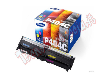 Hp/Sasmung - Conf. 4 Toner originale - C/M/Y/K - CLTP404C/ELS - SU365A - 1.000 pag cad