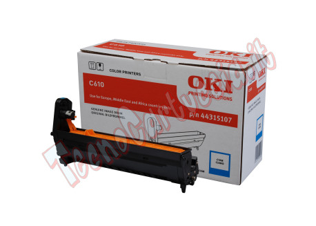 Oki - Tamburo - Ciano - C610 - 44315107 - 20.000 pag