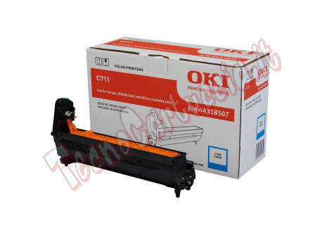 Oki - Tamburo - Ciano - C711 - 44318507 - 20.000 pag