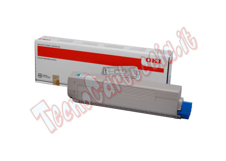 Oki - Toner - Ciano - C822 - 44844615 - 7.300 pag