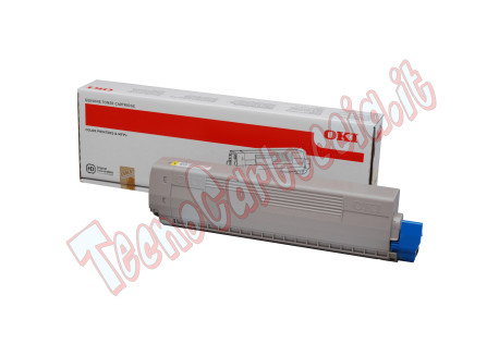Oki - Toner - Giallo - C822 - 44844613 - 7.300 pag