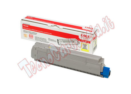 Oki - Toner - Giallo - C8600 - 43487709 - 6.000 pag