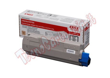 Oki - Toner - Nero - C5650/C5750 - 43865708 - 8.000 pag