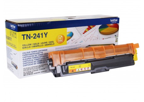 Toner Originale Brother TN-241Y Giallo 1.400 Pagine