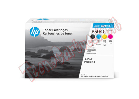 Samsung/HP - Conf. 4 Toner originale - C/M/Y/K - CLT-P504C - SU400A