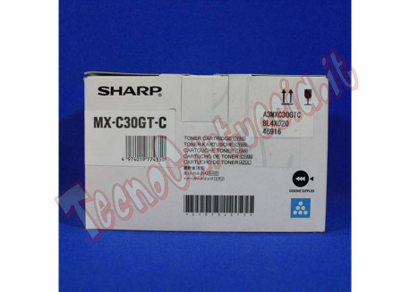 Sharp - Toner - Ciano - MXC30GTC - 6.000 pag