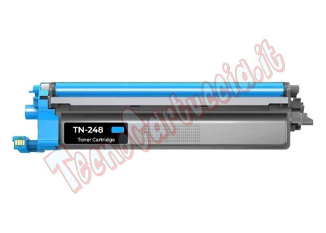 Toner Compatibile per Brother TN-248C Ciano 1.000 Pagine
