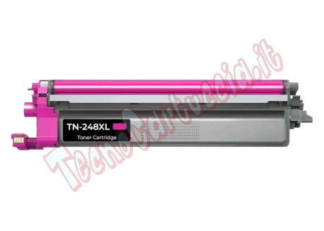 Toner Compatibile per Brother TN-248XLM Magenta 2.300 Pagine
