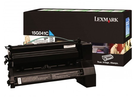 Toner Originale Lexmark 15G041C Ciano 6.000 Pagine PROMOZIONE