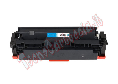 Toner Compatibile per HP W2031X Ciano 6.000 Pagine 415X