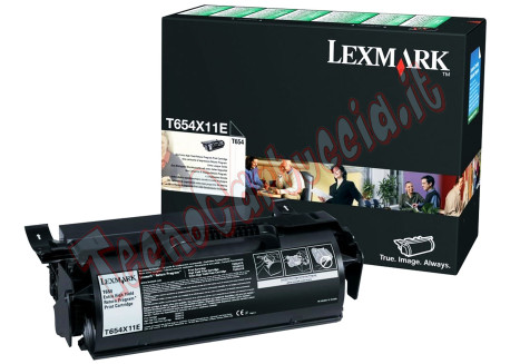 Toner Originale Lexmark T654X11E 36.000 Pagine PROMOZIONE