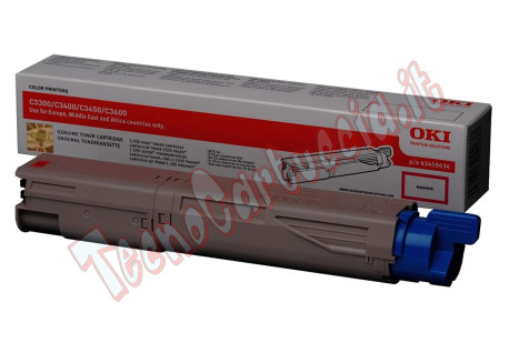 Toner Originale Oki 43459434 Magenta 1.500 Pagine PROMOZIONE