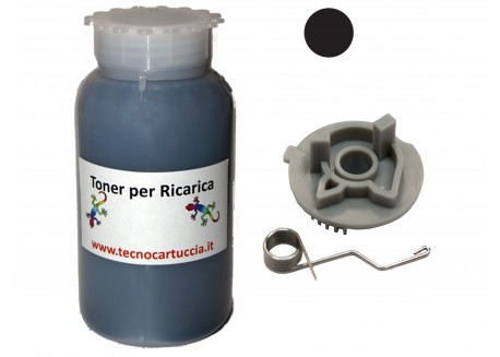 Kit Ricarica Toner per Brother TN-135BK Nero 5.000 Pagine con Ingranaggio