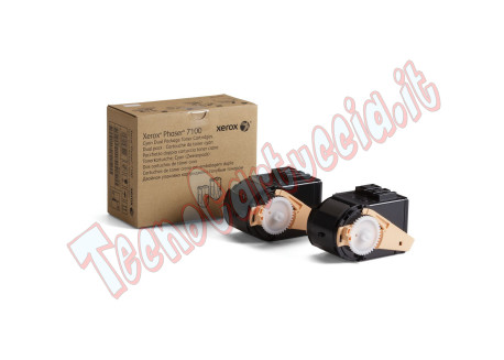 Xerox - Scatola 2 Toner - Ciano - 106R02602 - 9.000 pag