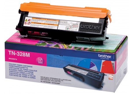 Toner Originale Brother TN-328M Magenta 6.000 Pagine