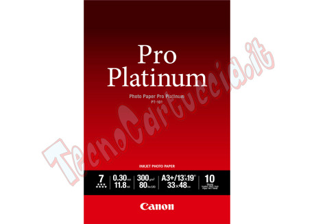 Canon - Carta fotografica Canon PT-101 Pro Platinum A3+ 10 Fogli - 2768B018