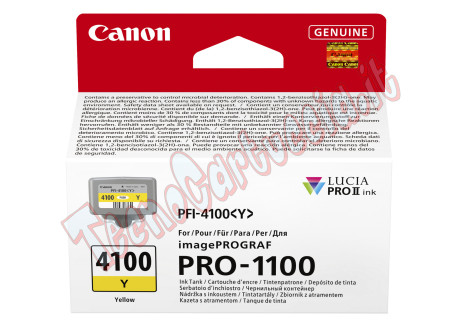 Canon - Cartuccia PFI-4100 - Giallo - 6780C001