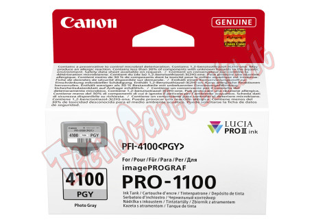 Canon - Cartuccia PFI-4100 - Grigio Photo - 6784C001