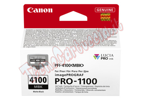Canon - Cartuccia PFI-4100 - Nero Matte - 6776C001